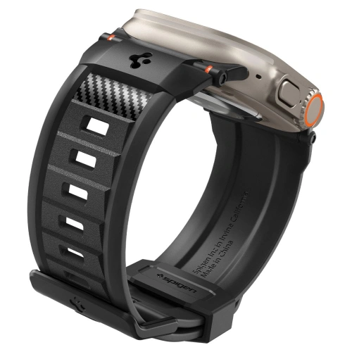 Kup Pasek Spigen Rugged Ultra Band Apple Watch 4/5/6/7/8/SE/Ultra 44/45/49mm Matt Fekete - SPN3311 - {ean13} - Sklep Home Screen