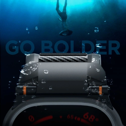 Kup Pasek Spigen Rugged Ultra Band Apple Watch 4/5/6/7/8/SE/Ultra 44/45/49mm Matt Fekete - SPN3311 - {ean13} - Sklep Home Screen