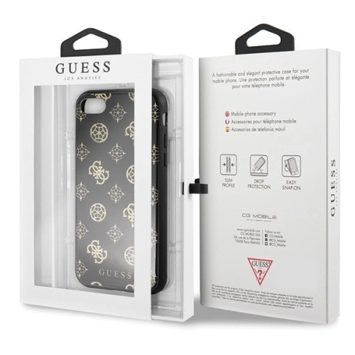 Kup Etui Guess GUHCI8TGGPBK Apple iPhone SE 2022/SE 2020/8/7 černé /black hard case Peony G Double Layer Glitter - GUE143BLK - {ean13} - Sklep Home Screen