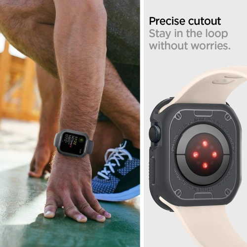 Kup Etui Spigen Rugged Armor Apple Watch 4/5/6/7/8/9/SE 44/45mm tmavě šedá - SPN3312 - {ean13} - Sklep Home Screen
