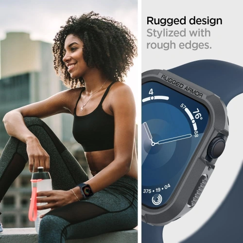 Kup Etui Spigen Rugged Armor Apple Watch 4/5/6/7/8/9/SE 44/45mm tmavě šedá - SPN3312 - {ean13} - Sklep Home Screen