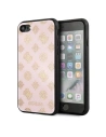 Etui Guess GUHCI8TGGPLP Apple iPhone SE 2022/SE 2020/8/7 roz deschis/ light pink hard case Peony G Double Layer Glitter