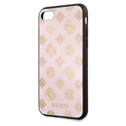 Kup Etui Guess GUHCI8TGGPLP Apple iPhone SE 2022/SE 2020/8/7 jasnoróż owy/light pink hard case Peony G Double Layer Glitter - GUE144PNK - {ean13} - Sklep Home Screen