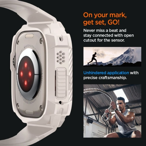 Kup Etui Spigen Rugged Armor Pro Apple Watch Ultra 1/2 49mm Dune Beige - SPN3314 - {ean13} - Sklep Home Screen