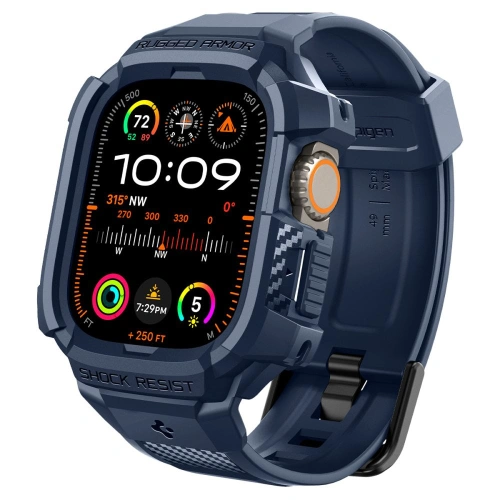 Buy Case Spigen Rugged Armor Pro Apple Watch Ultra 1/2 49mm Navy Blue - SPN3315 - {ean13} - Home Screen Store Europe