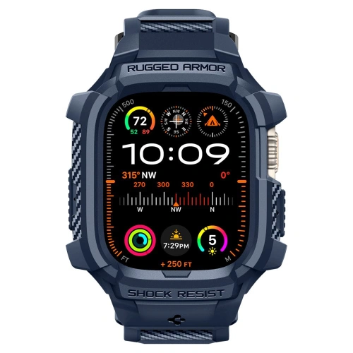 Kup Etui Spigen Rugged Armor Pro Apple Watch Ultra 1/2 49mm Navy Blue - SPN3315 - {ean13} - Sklep Home Screen