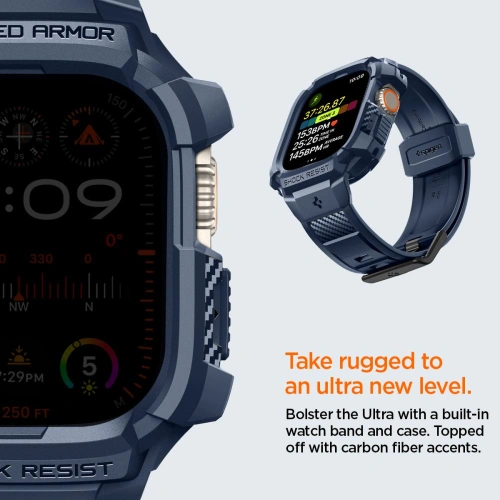 Kup Etui Spigen Rugged Armor Pro Apple Watch Ultra 1/2 49mm Navy Blue - SPN3315 - {ean13} - Sklep Home Screen