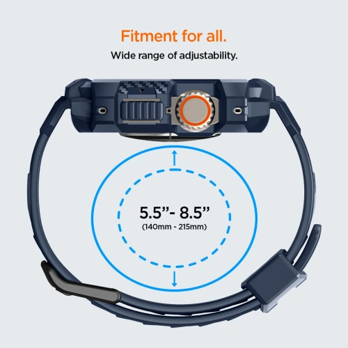 Kup Etui Spigen Rugged Armor Pro Apple Watch Ultra 1/2 49mm Navy Blue - SPN3315 - {ean13} - Sklep Home Screen