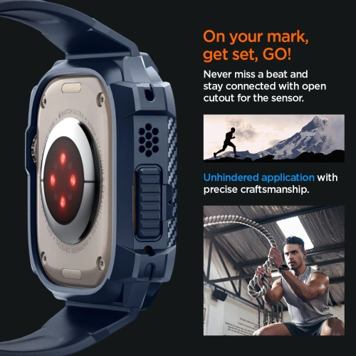 Kup Etui Spigen Rugged Armor Pro Apple Watch Ultra 1/2 49mm Navy Blue - SPN3315 - {ean13} - Sklep Home Screen