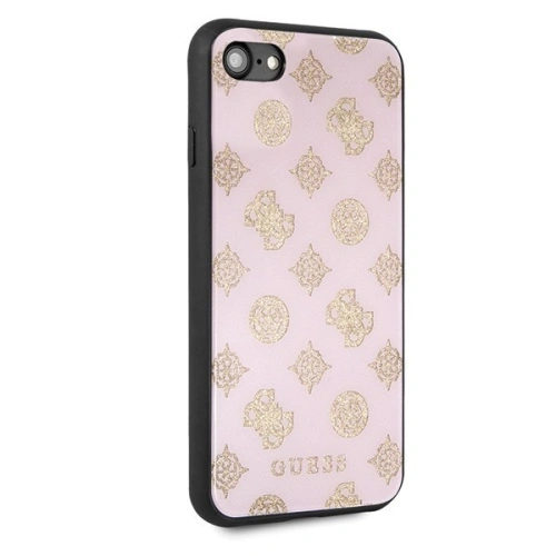 Kup Etui Guess GUHCI8TGGPLP Apple iPhone SE 2022/SE 2020/8/7 jasnoróż owy/light pink hard case Peony G Double Layer Glitter - GUE144PNK - {ean13} - Sklep Home Screen