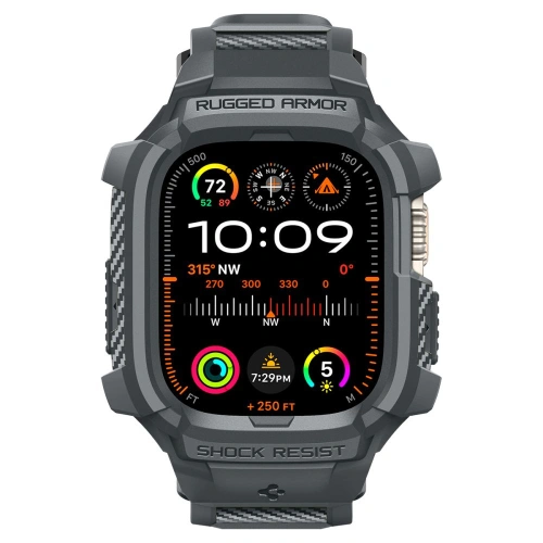 Kup Etui Spigen Rugged Armor Pro Apple Watch Ultra 1/2 49mm Dark Grey - SPN3316 - {ean13} - Sklep Home Screen
