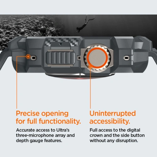 Buy Case Spigen Rugged Armor Pro Apple Watch Ultra 1/2 49mm Dark Grey - SPN3316 - {ean13} - Home Screen Store Europe
