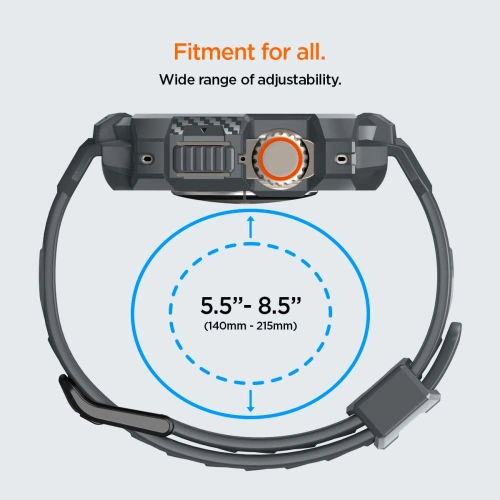 Kup Etui Spigen Rugged Armor Pro Apple Watch Ultra 1/2 49mm Dark Grey - SPN3316 - {ean13} - Sklep Home Screen