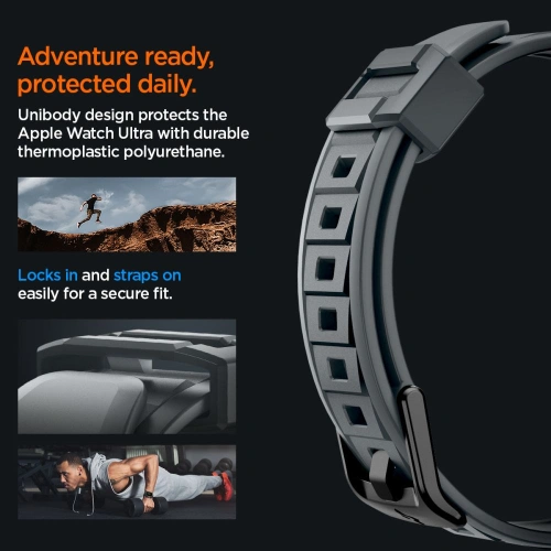 Kup Etui Spigen Rugged Armor Pro Apple Watch Ultra 1/2 49mm Dark Grey - SPN3316 - {ean13} - Sklep Home Screen