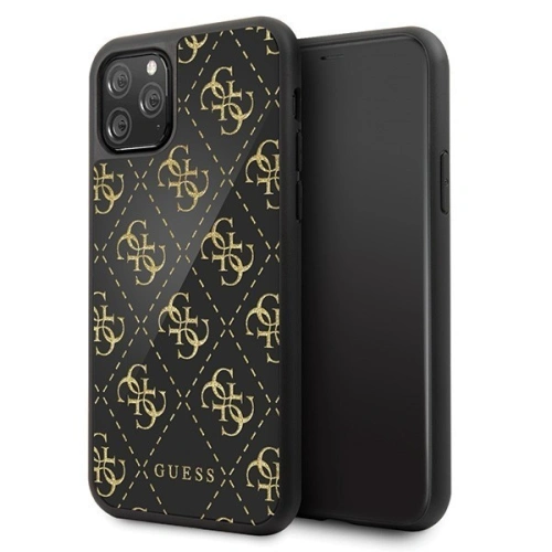 Kup Guess Apple Tasche GUHCN584GGPBK iPhone 11 Pro schwarz/schwarz Hartschale 4G Double Layer Glitter - GUE145BLK - {ean13} - Sklep Home Screen