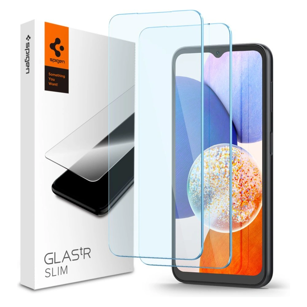 Szkło hartowane Spigen GLAS.tR Slim Samsung Galaxy A15 4G / 5G / A25 5G Clear [2 PACK]