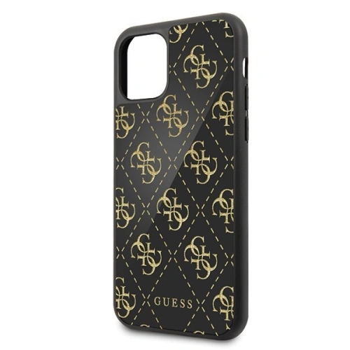 Kup Guess Apple Tasche GUHCN584GGPBK iPhone 11 Pro schwarz/schwarz Hartschale 4G Double Layer Glitter - GUE145BLK - {ean13} - Sklep Home Screen