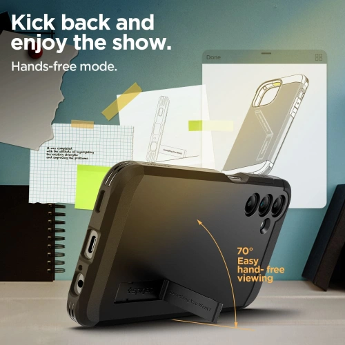 Kup Case Spigen Tough Armor Samsung Galaxy A15 4G / 5G Schwarz - SPN3320 - {ean13} - Sklep Home Screen