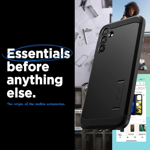 Kup Case Spigen Tough Armor Samsung Galaxy A15 4G / 5G Schwarz - SPN3320 - {ean13} - Sklep Home Screen