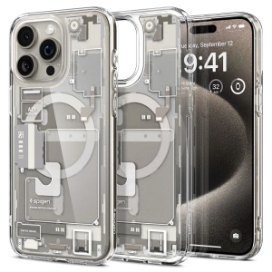 Kup Etui Spigen Ultra Hybrid Mag MagSafe Apple iPhone 15 Pro Max Zero One Natural Titanium - SPN3321 - {ean13} - Sklep Home Screen