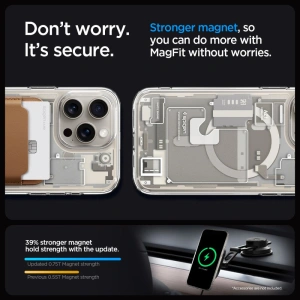 Buy Spigen Ultra Hybrid Mag MagSafe Apple iPhone 15 Pro Max Zero One Natural Titanium - SPN3321 - {ean13} - Home Screen Store Europe
