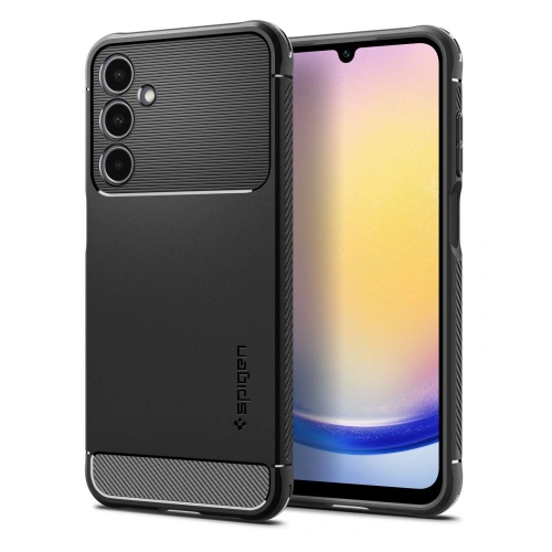 Kup Case Spigen Rugged Armor Samsung Galaxy A25 5G Matt Schwarz - SPN3322 - {ean13} - Sklep Home Screen