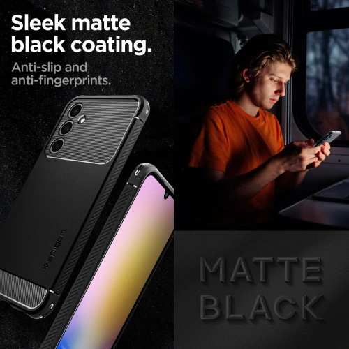 Kup Case Spigen Rugged Armor Samsung Galaxy A25 5G Matt Schwarz - SPN3322 - {ean13} - Sklep Home Screen