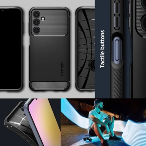 Kup Etui Spigen Rugged Armor Samsung Galaxy A25 5G Matte Black - SPN3322 - {ean13} - Sklep Home Screen