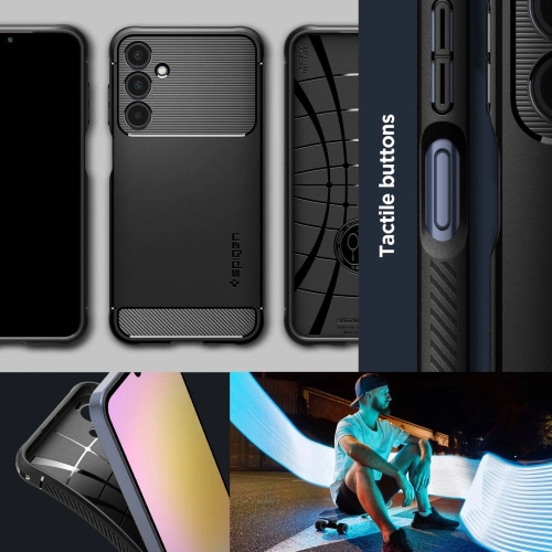 Kup Etui Spigen Rugged Armor Samsung Galaxy A25 5G Negru Mat - SPN3322 - {ean13} - Sklep Home Screen