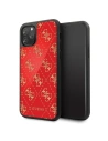 Guess Apple Tasche GUHCN584GGPRE iPhone 11 Pro rot/rot Hartschale 4G Double Layer Glitter