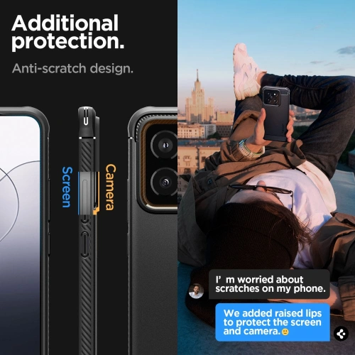 Kup Case Spigen Rugged Armor Xiaomi 14 Matte Schwarz - SPN3323 - {ean13} - Sklep Home Screen