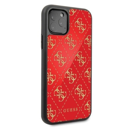 Kup Guess Apple Tasche GUHCN584GGPRE iPhone 11 Pro rot/rot Hartschale 4G Double Layer Glitter - GUE146RED - {ean13} - Sklep Home Screen
