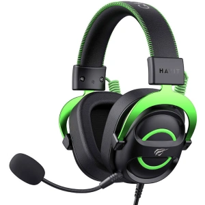Buy Havit H2002E gaming headphones black-green - HVT283 - {ean13} - Home Screen Store Europe