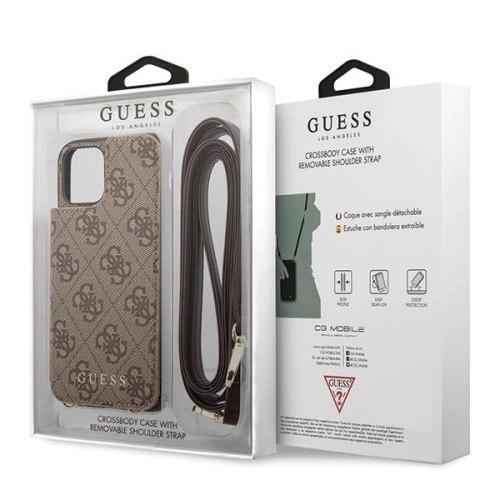 Kup Guess Apple Tasche GUHCN58CB4GB iPhone 11 Pro braun/braun Hartschale 4G Crossbody - GUE147BR - {ean13} - Sklep Home Screen