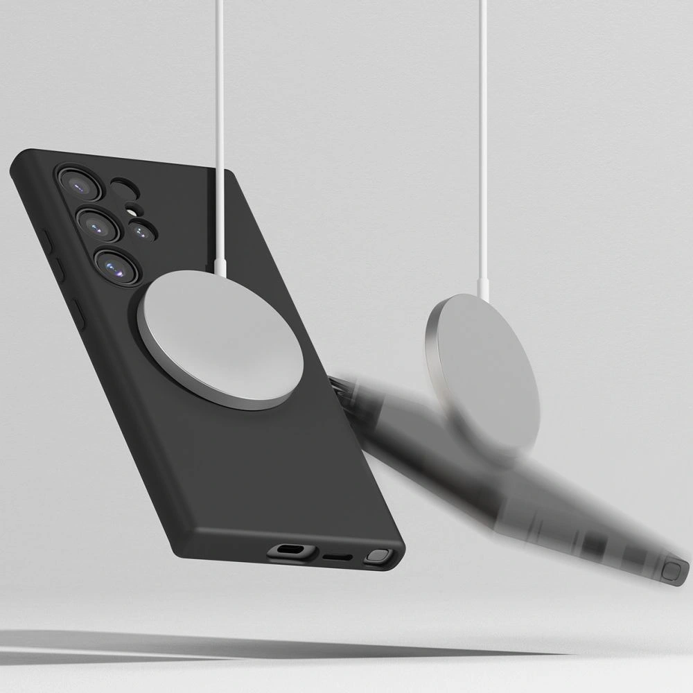 Etui Ringke Silicone Magnetic MagSafe Samsung Galaxy S24 Black