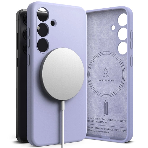 Kup Case Ringke Silikon Magnetisch MagSafe Samsung Galaxy S24 Lavendel - RGK1941 - {ean13} - Sklep Home Screen