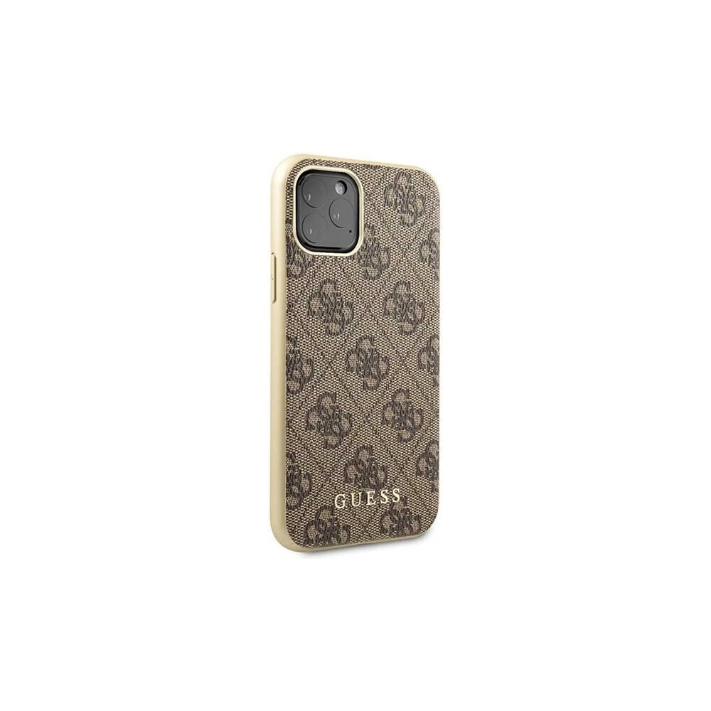 Etui Guess GUHCN58G4GB Apple iPhone 11 Pro brązowy/brown hard case 4G Collection