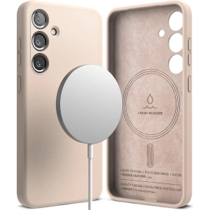 Kup Case Ringke Silikon Magnetic MagSafe Samsung Galaxy S24 Rosa Sand - RGK1942 - {ean13} - Sklep Home Screen