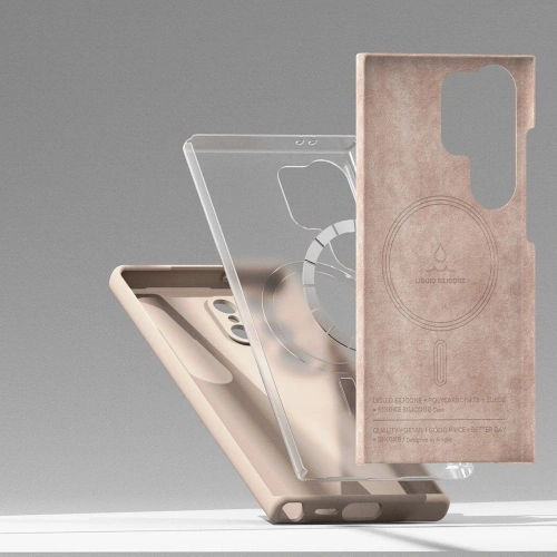 Kup Case Ringke Silikon Magnetic MagSafe Samsung Galaxy S24 Rosa Sand - RGK1942 - {ean13} - Sklep Home Screen