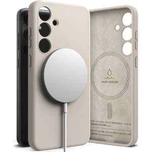 Kup Etui Ringke Silicon Magnetic MagSafe Samsung Galaxy S24 Stone - RGK1943 - {ean13} - Sklep Home Screen