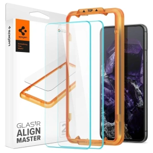 Pixel 8 Pro / Pixel 8 Camera Lens Protector, Spigen [GlasTR EZFit Optik] 2  Pack