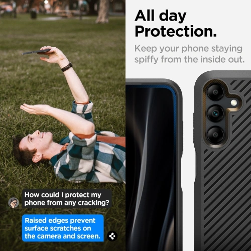Kup Case Spigen Core Armor Samsung Galaxy A15 4G / 5G Matt Schwarz - SPN3329 - {ean13} - Sklep Home Screen