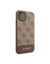 Buy Guess GUHCN58G4GLBR iPhone 11 Pro brown hard case 4G Stripe Collection - GUE150BR - {ean13} - Home Screen Store Europe