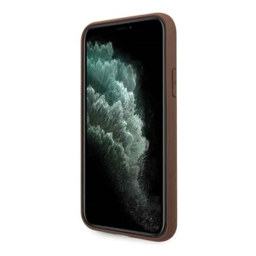 Kup Etui Guess GUHCN58G4GLBR Apple iPhone 11 Pro brązowy/brown hard case 4G Stripe Collection - GUE150BR - {ean13} - Sklep Home Screen