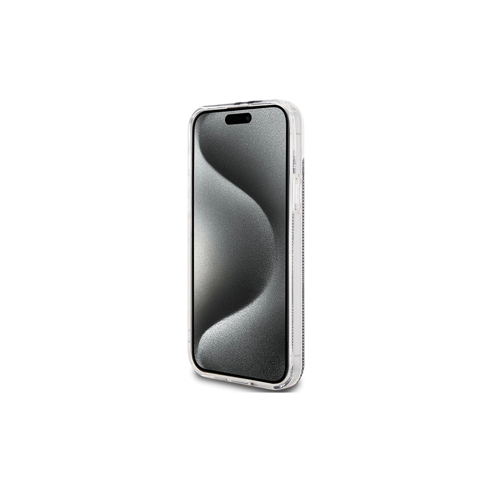 Etui Guess GUHCP15MH4PSEGK Apple iPhone 15 Plus / 14 Plus hardcase IML 4G Gold Stripe czarny/black