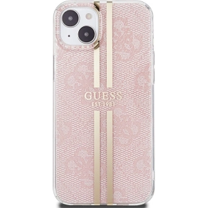 Kup Etui Guess GUHCP15MH4PSEGP Apple iPhone 15 Plus / 14 Plus hardcase IML 4G Gold Stripe różowy/pink - GUE3186 - {ean13} - Sklep Home Screen
