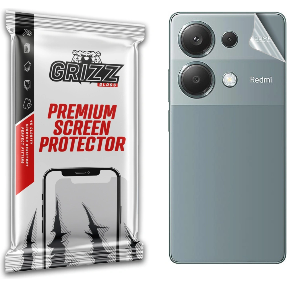 Folia na tył GrizzGlass UltraSkin do Xiaomi Redmi Note 13 Pro 4G / LTE / 14S