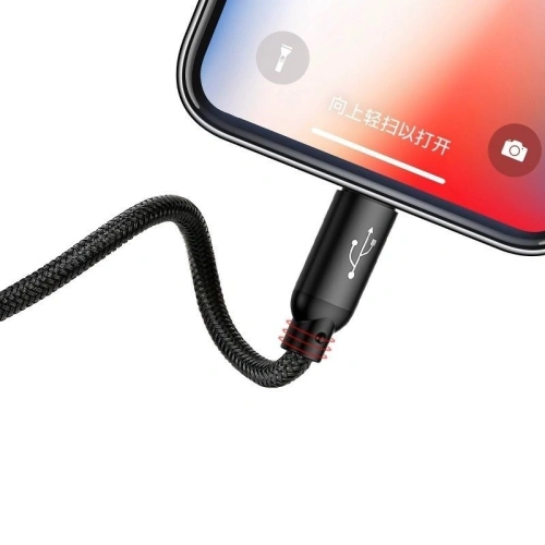 Kup Kabel USB Baseus 3w1 USB-C / Lightning / Micro 3A 1,2m (czarny) - BSU622BLK - {ean13} - Sklep Home Screen
