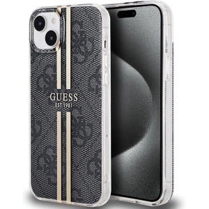 Kup Etui Guess GUHCP15SH4PSEGK Apple iPhone 15 / 14 / 13 hardcase IML 4G Gold Stripe černý/black - GUE3191 - {ean13} - Sklep Home Screen