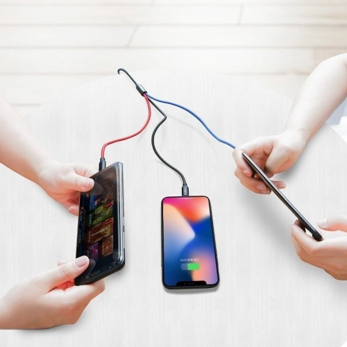 Kup Kabel USB Baseus 3w1 USB-C / Lightning / Micro 3A 1,2m (czarny) - BSU622BLK - {ean13} - Sklep Home Screen